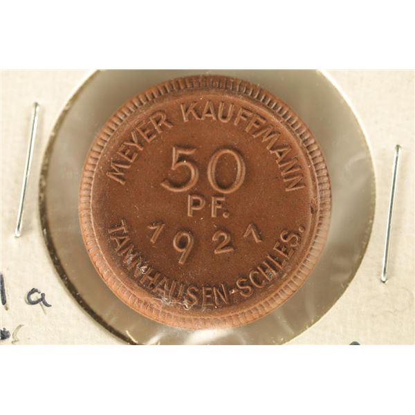 1921 TANNHAUSSEN GERMAN PORCELIEN NOTGELD