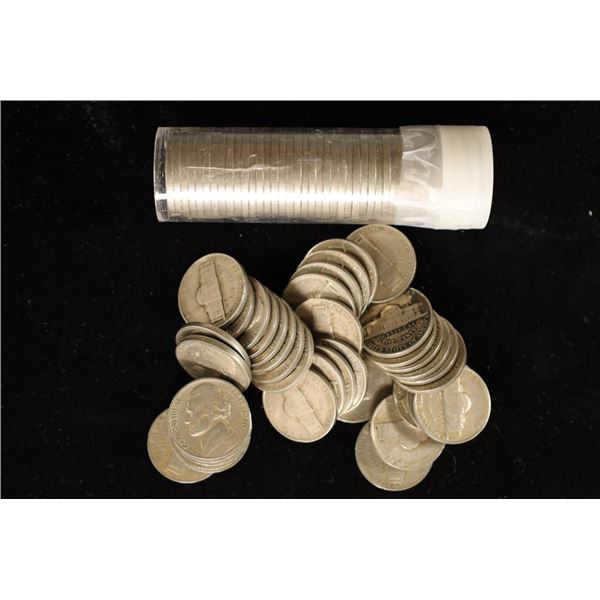 2 SOLID DATE ROLLS OF JEFFERSON NICKELS: 1940-S