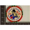 Image 2 : $5 GOLD STRIKE CASINO CHIP 1996 MERRY CHRISTMAS