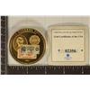 Image 1 : 24KT GOLD LAYERED PROOF TOKEN OF A 1922 $500