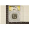 Image 1 : 1964 SILVER KENNEDY HALF DOLLAR ANACS AU53