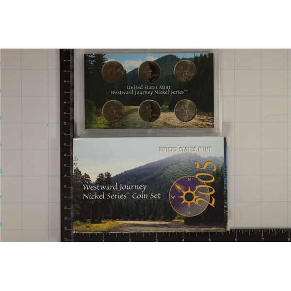 2005 WESTWARD JOURNEY NICKEL SET (UNC) 6 COINS