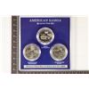 Image 1 : 2009-P/D/S AMERICAN SAMOA QUARTER SET IN HARD