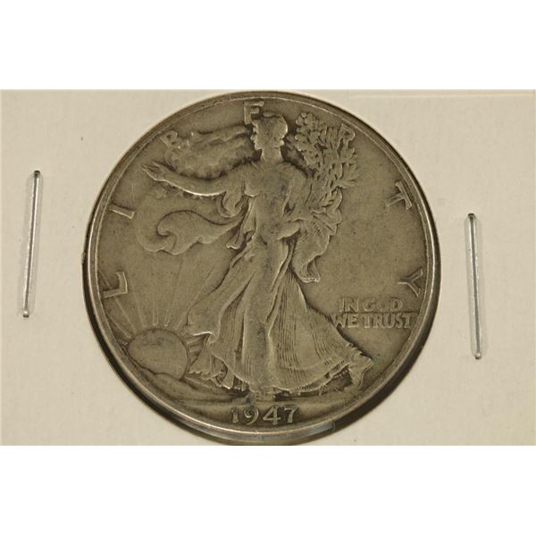 1947 SILVER WALKING LIBERTY HALF DOLLAR