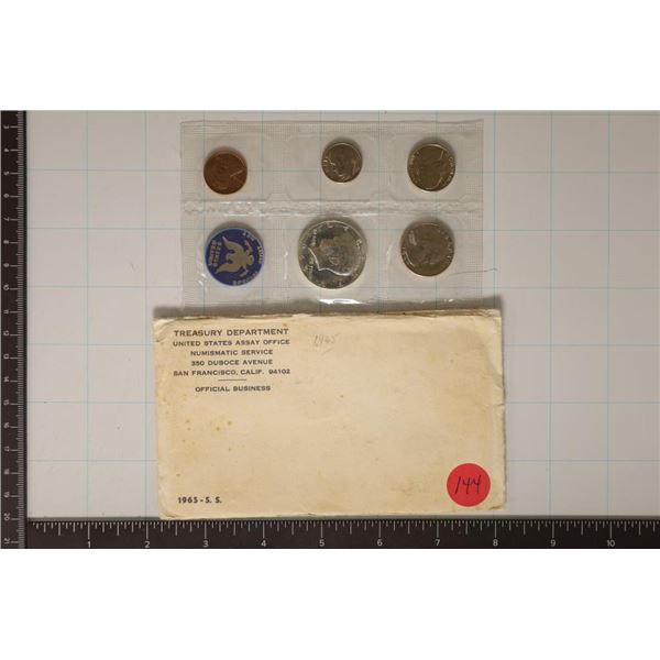 1965 US SPECIAL MINT SET WITH ENVELOPE