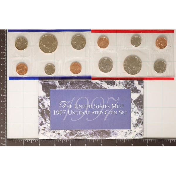 1997 US MINT SET (UNC) P/D (WITH ENVELOPE)