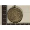 Image 1 : ENCASED 1921 MORGAN SILVER DOLLAR PENDANDT