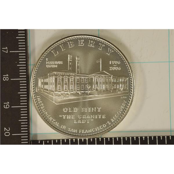 2006-S US UNC SILVER DOLLAR "OLD SANFRANSICO MINT"