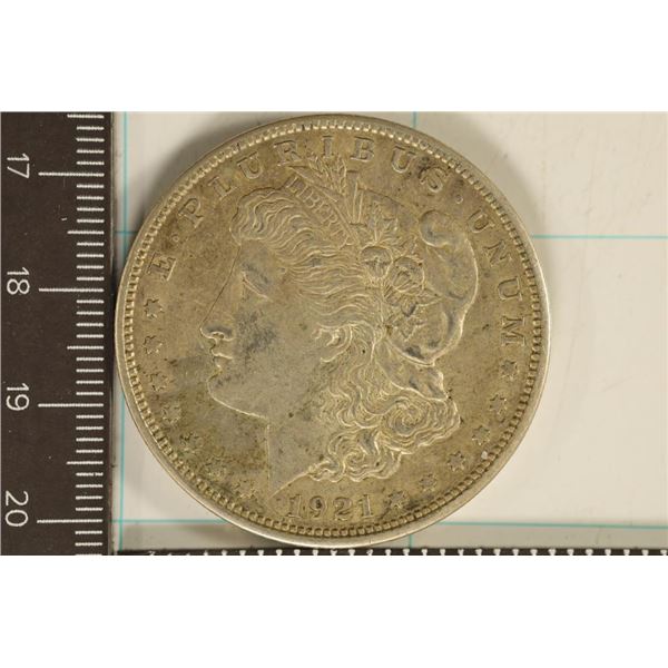 1921-D MORGAN SILVER DOLLAR