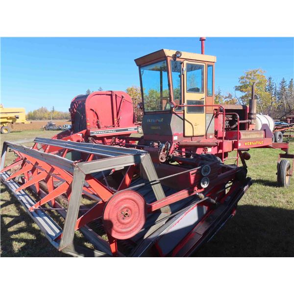 Versatile 400 Hydrostatic 18 Gas Swather Serial Number 5002573 Versatile 400 Hydrostatic 18 Gas Swather Serial Number 5002573