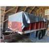 Image 1 : 14' Hydraulic Tilt Grain Box Trailer 920 Duallys