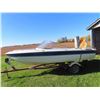 Image 3 : 17' Fiberglass Boat with Merc Cruiser 120 Outboard Motor and Calkins Trailer 