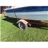 Image 9 : 17' Fiberglass Boat with Merc Cruiser 120 Outboard Motor and Calkins Trailer 