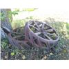 Image 1 : 2 Rear Steel Wheels of Fordson Tractor 46'' Across
