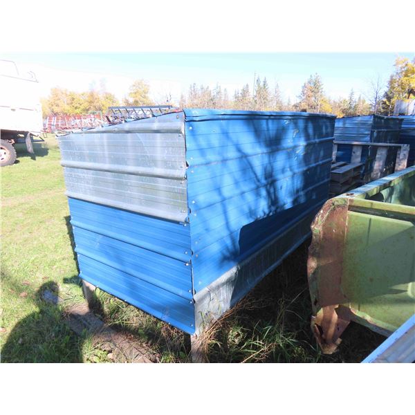 3 Wood Structered / Sheet Metal Clad Field Bee Huts 58'' x 8' x 4'