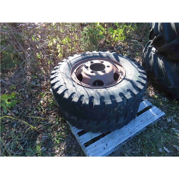 2 Used Tires and Rims 900-20