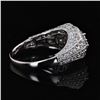 Image 3 : 0.70 ctw SI3 CLARITY CENTER Diamond Platinum Ring (2.16 ctw Diamonds)