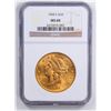 Image 1 : 1904-S $20 Saint-Gaudens No Motto Double Eagle Gold Coin NGC MS60