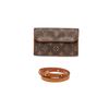 Image 1 : Louis Vuitton Brown Monogram Pochette Florentine Belt Bag