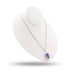 Image 1 : 18.75 ctw Tanzanite and 1.39 ctw Diamond Platinum Pendant/Necklace (GIA CERTIFIE