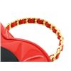 Image 2 : Chanel Red Patent Leather Heart Bag