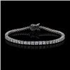 Image 1 : 5.63 ctw Diamond 14KT White Gold Tennis Bracelet