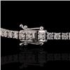 Image 3 : 5.63 ctw Diamond 14KT White Gold Tennis Bracelet