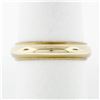 NEW Classic 14k Yellow Gold 5mm Domed Polished Milgrain Men's Wedding Band Ring