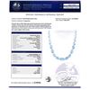 Image 4 : 42.30 ctw Aquamarine and 8.01 ctw Diamond 14K White Gold Necklace