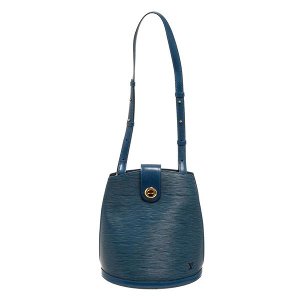 Louis Vuitton Blue Epi Cluny