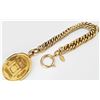 Image 4 : Chanel Vintage Gold-tone Metal 31 Rue Cambon Paris Round Charm Chain Bracelet