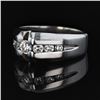 Image 2 : 0.73 ctw Diamond 14KT White Gold Ring
