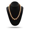 Image 1 : 10mm to 14mm Golden South Sea Pearl 14K Yellow Gold Necklace