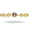 Image 3 : 10mm to 14mm Golden South Sea Pearl 14K Yellow Gold Necklace