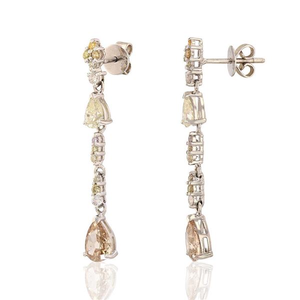 2.80 ctw Diamond Platinum Earrings