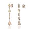 Image 1 : 2.80 ctw Diamond Platinum Earrings