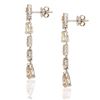 Image 3 : 2.80 ctw Diamond Platinum Earrings