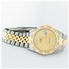 Image 5 : Rolex Mens 2T Yellow Gold And Stainless Steel Champagne Jubilee Dial 18K Diamond