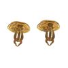 Image 2 : Chanel Gold CC Round Shaped Logo Earrings