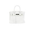 Image 5 : Hermes White Clemence Birkin 30