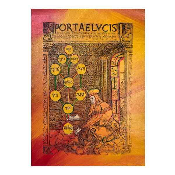 Kabbalah the Shinning Ones by Steve Kaufman (1960-2010)