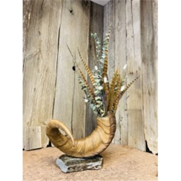 Custom sheep horn base