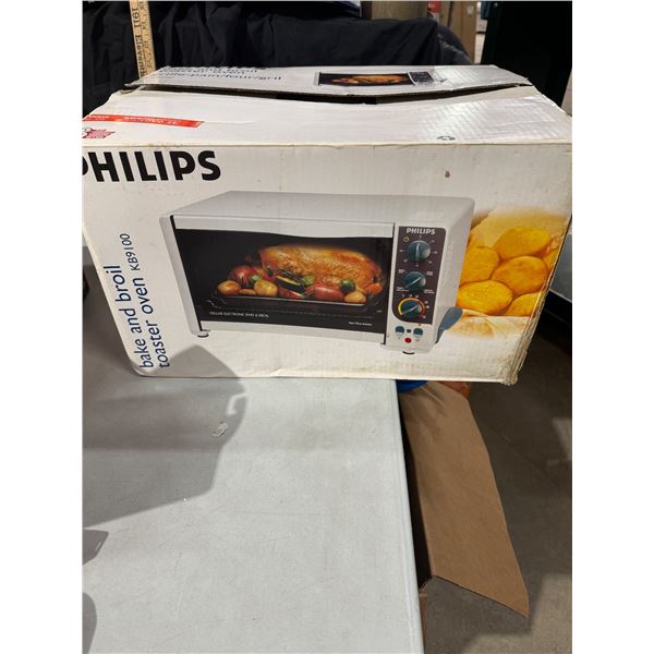 Bake and broil toaster oven