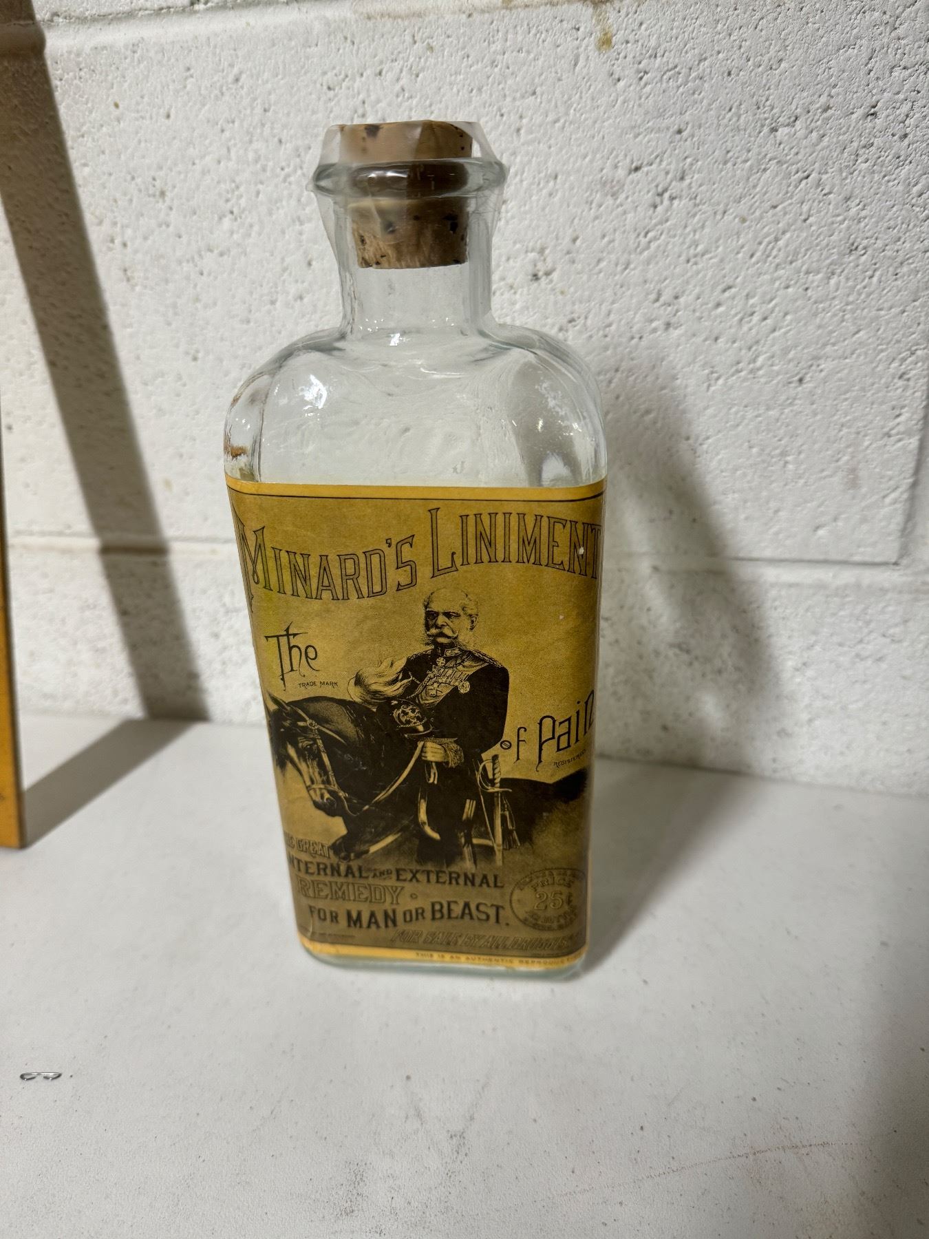 Empty Liniment bottle