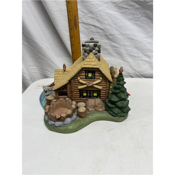 Party light log cabin