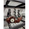 Image 2 : Vintage light up ship clock working