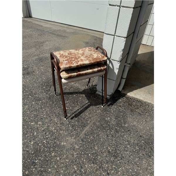 Vintage stacking stools