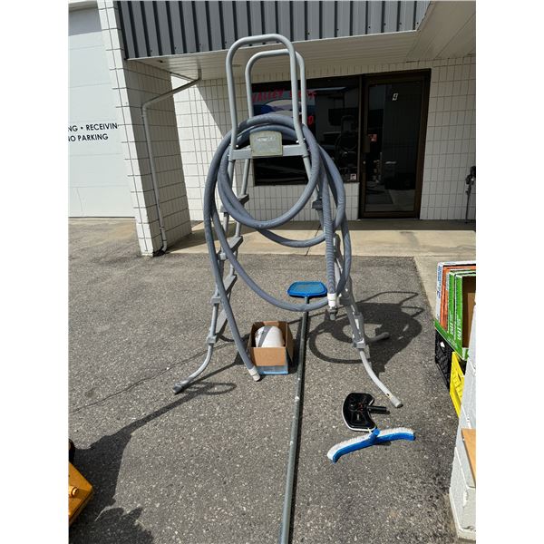 Pool ladder and supplies