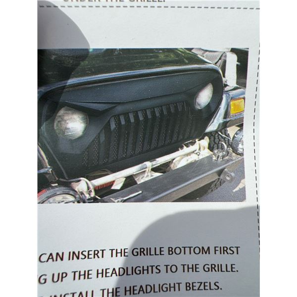 Jeep Tj grill new