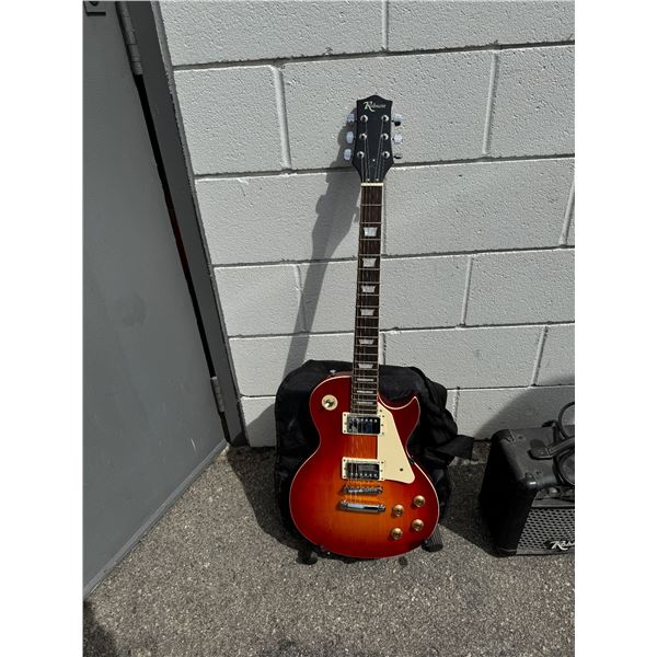 Robson electric guitar with bag and stand